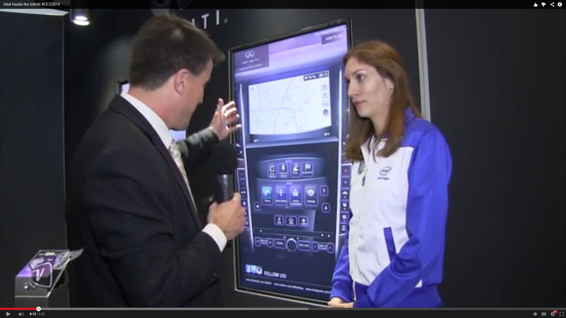 Intel Inside the Infiniti #CES2014