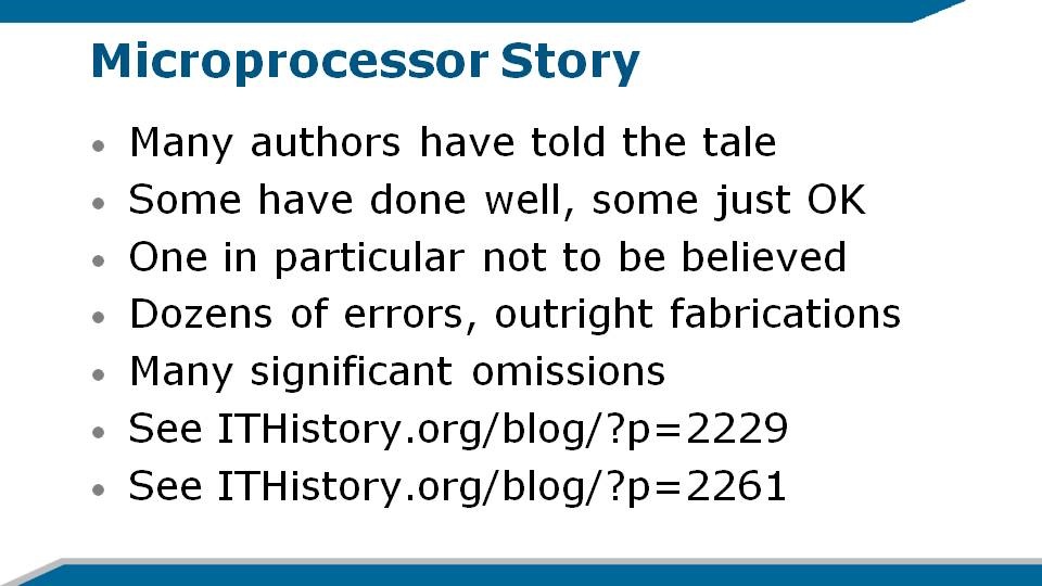 The Development of the Intel 4004 Microprocessor