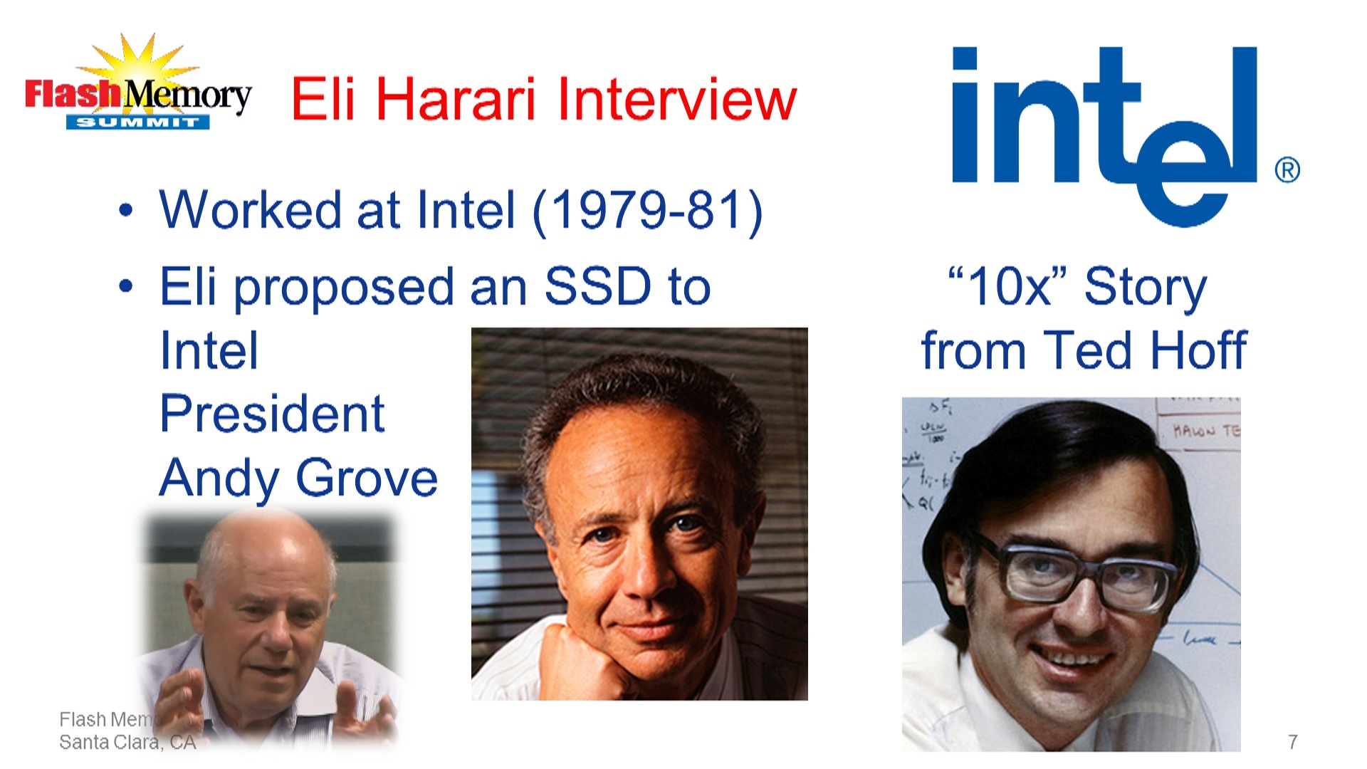 Eli Harari looks back at his time at Intel.