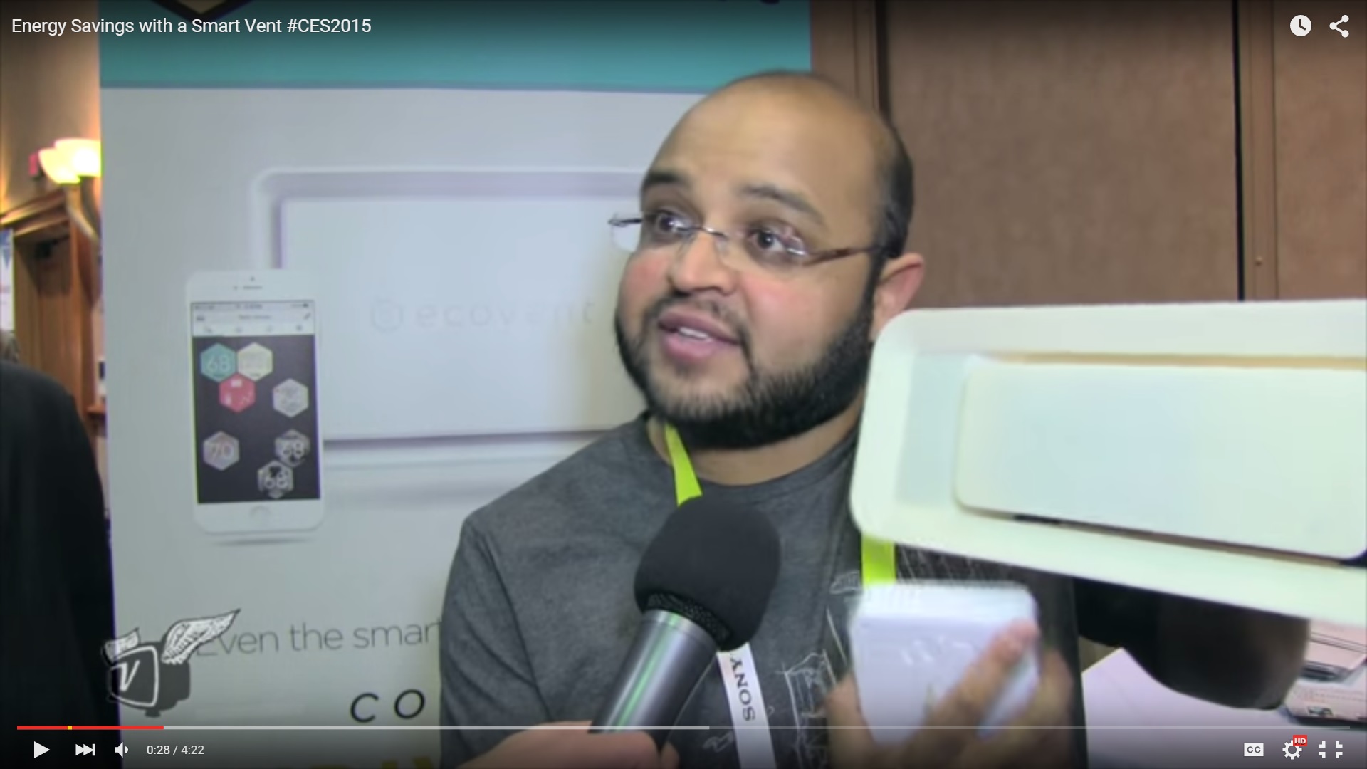 Energy Savings with a Smart Vent #CES2015