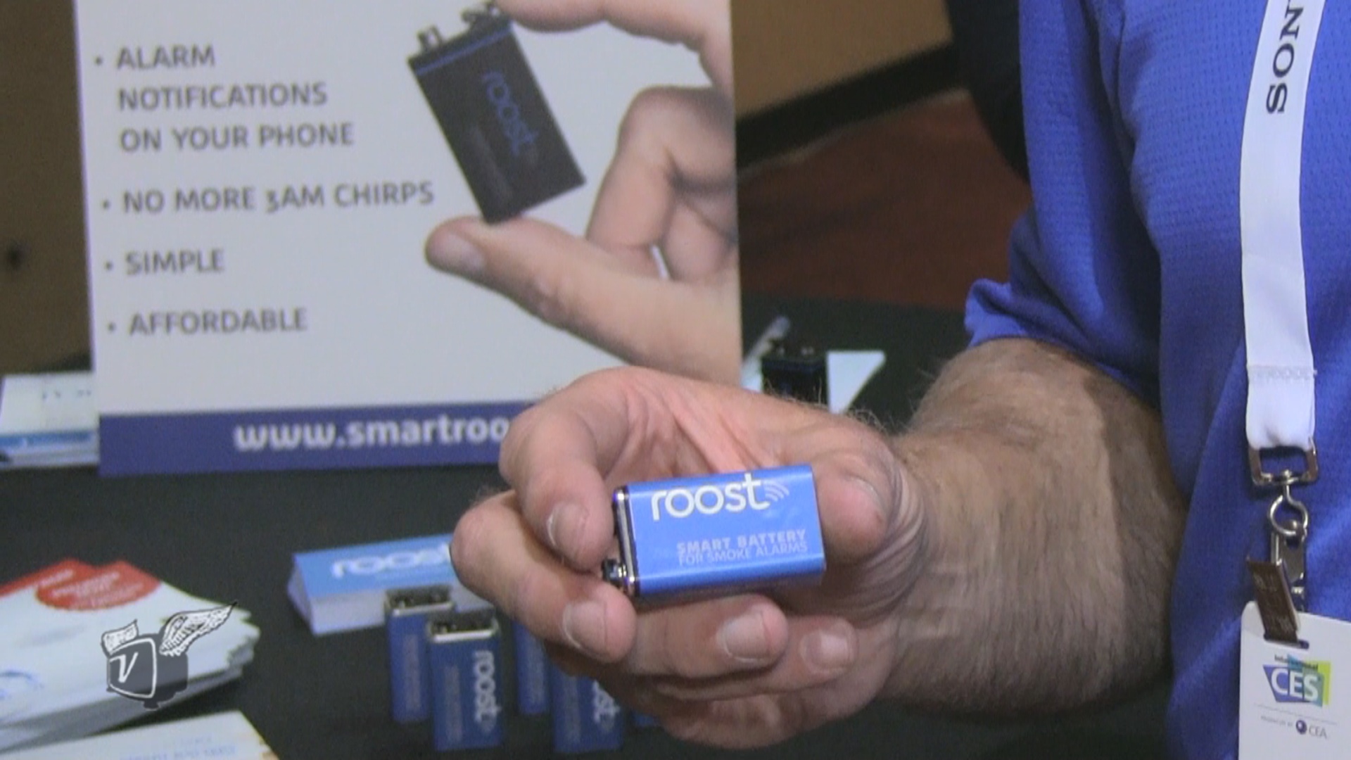 A Battery Makes a Dumb Alarm Smart #CES2015