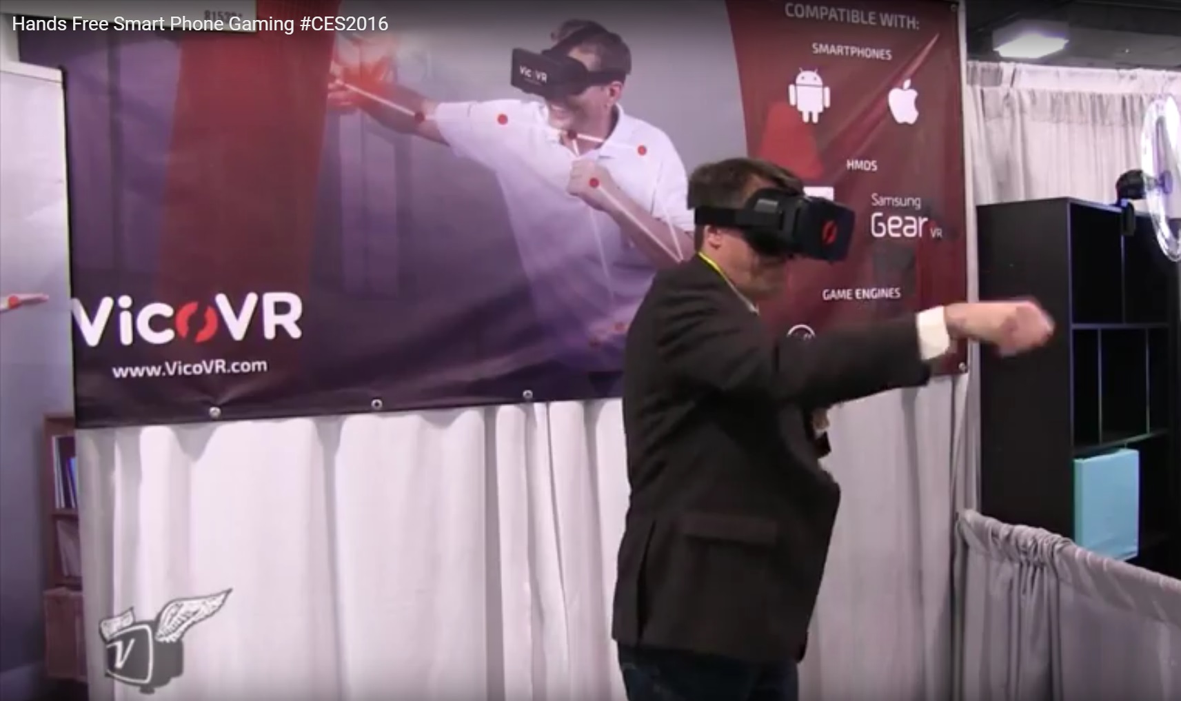 Hands Free Smart Phone Gaming #CES2016