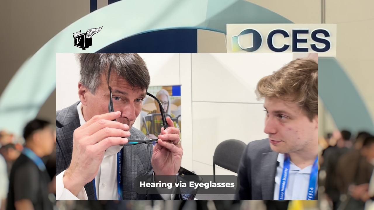 Hearing via Eyeglasses